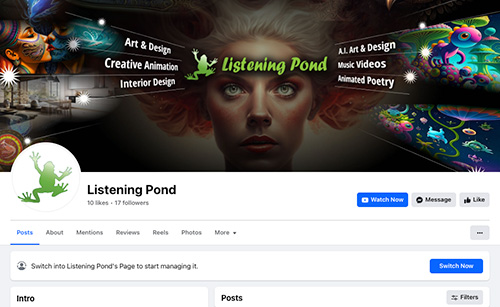 Listening Pond Facebook Page